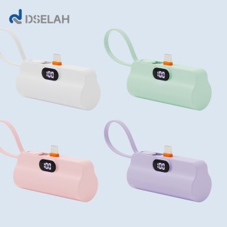 desleah �𼿶� �÷� PD20W ���� LCD ���� ���÷��� 5000mAh 2 in 1 �̴� ��ŷ�� �������͸�